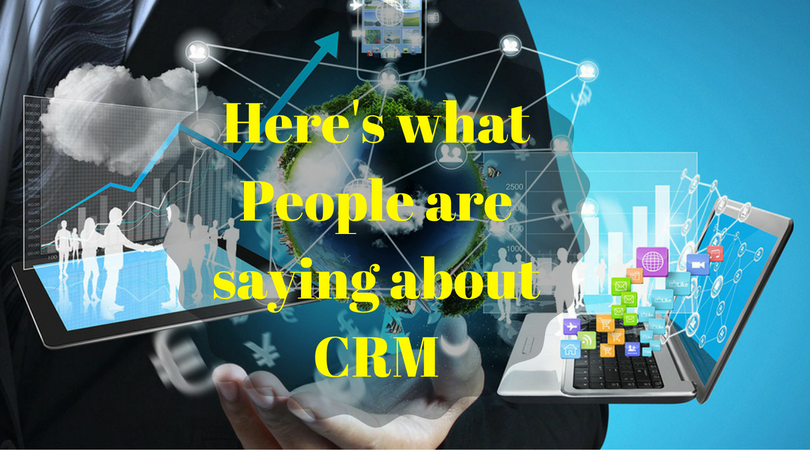 Here’s what People are saying about CRM